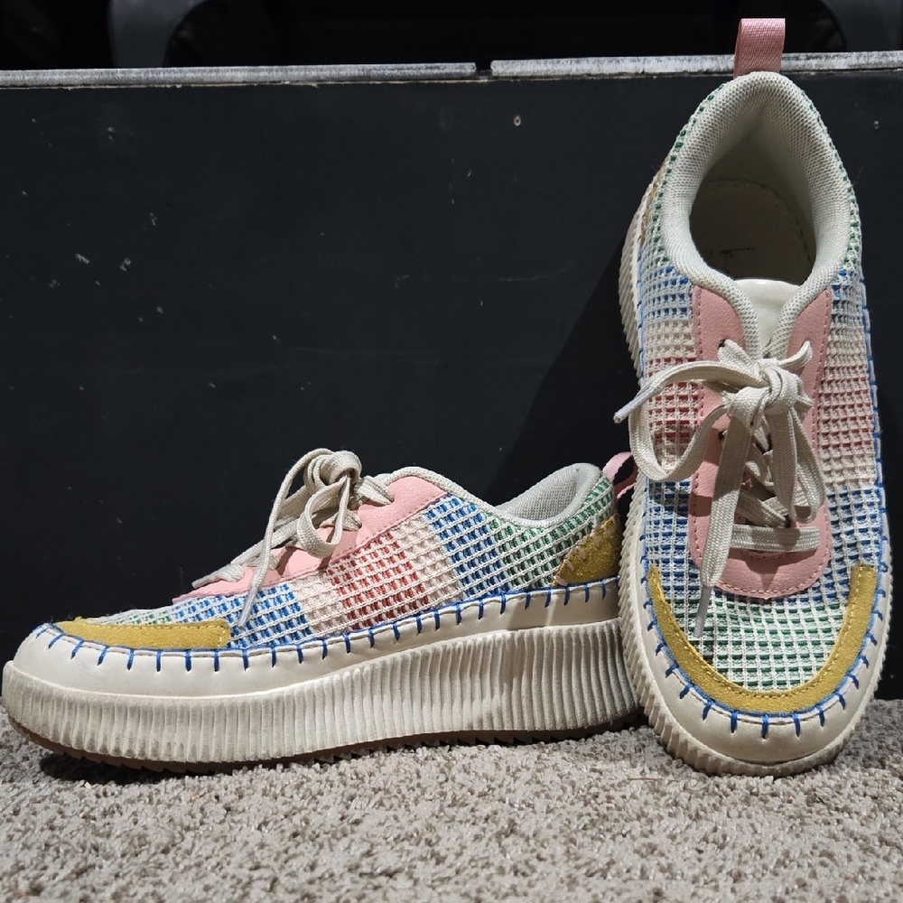 Colorful Patchwork Women's Sneakers